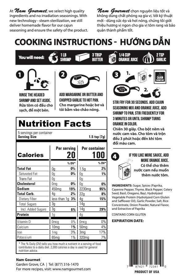 Shrimp and Crawfish Seasoning